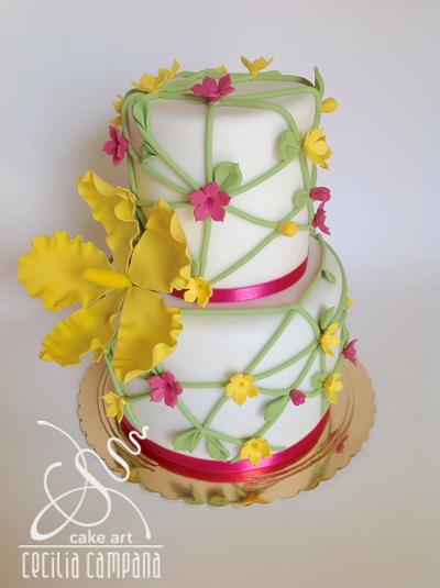 Spring web - Cake by Cecilia Campana