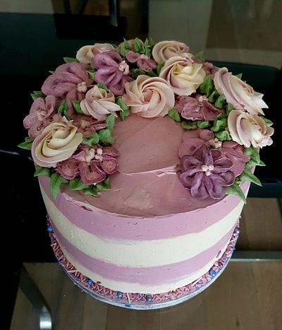 Flower Cake - Cake by The German Cakesmith