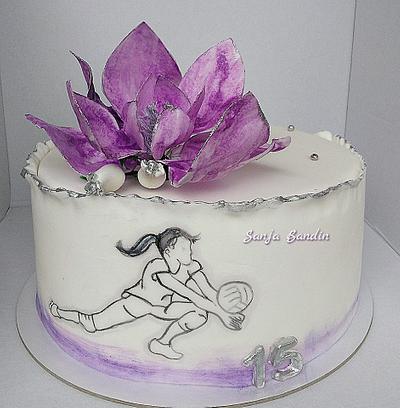 volleyball girl - Cake by Sanja 