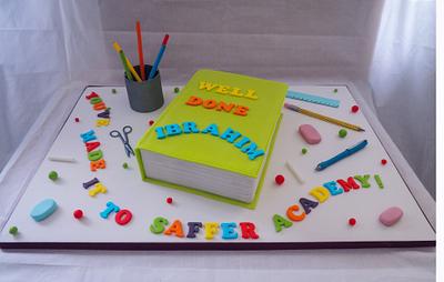 Book cake  - Cake by jameela