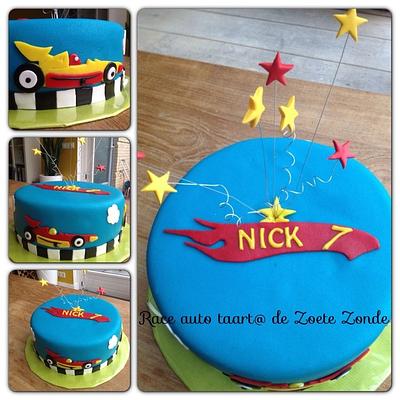 Race car cake - Cake by marieke