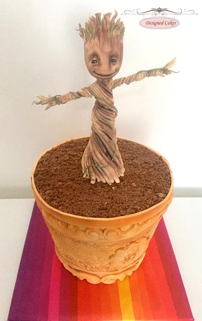 Baby Groot cake  - Cake by Urszula Maczka