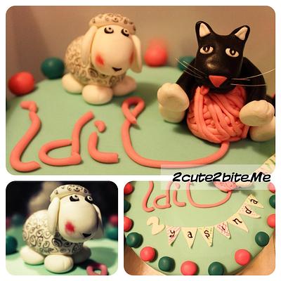 Lamb&Cat  - Cake by 2cute2biteMe(Ozge Bozkurt)