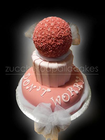 bachelorette party - DON'T WORRY BE HAPPY - Cake by Sara Luvarà - Zucchero a Palla Cakes