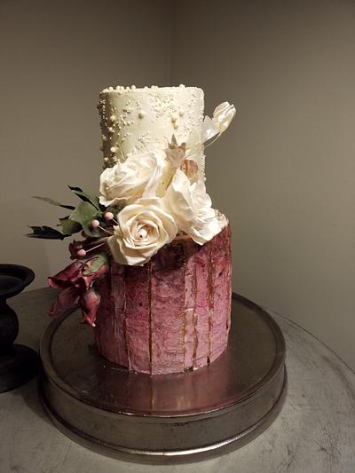 Birthday cake with roses - Cake by Tassik