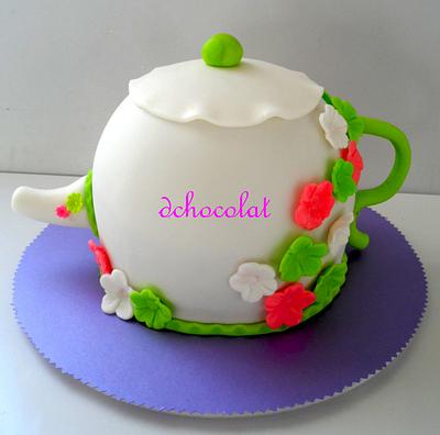 Tea pot cake - Cake by Dchocolat