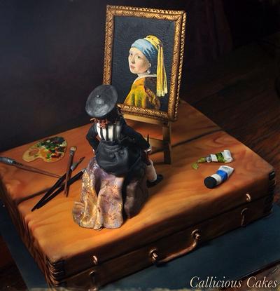 A Cake for an ARTIST  - Cake by Calli Creations
