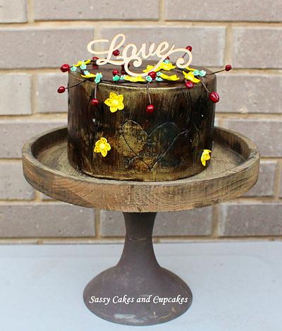 Wooden Love - Cake by Sassy Cakes and Cupcakes (Anna)