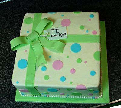 reveal baby shower cake - Cake by The Cake Life