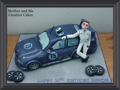 Carved car cake - Cake by Mother and Me Creative Cakes