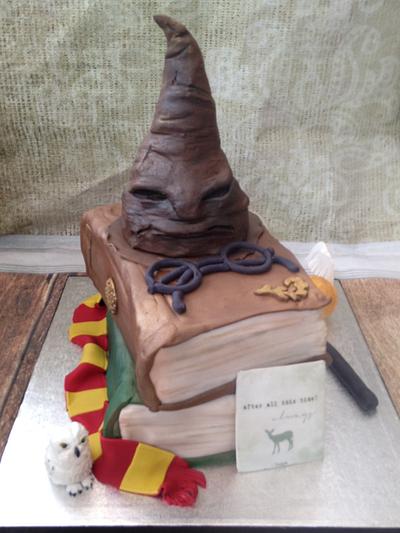 Harry Potter book cake - Cake by silversparkle