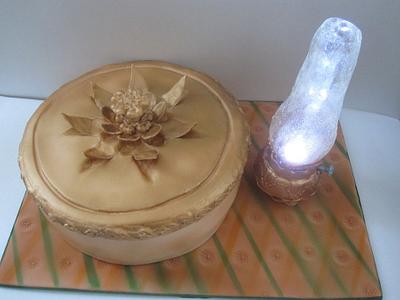 Ancient oil lamp and box - Cake by Shemet