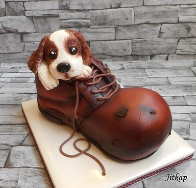 Štěně v botě - Cake by Jitkap