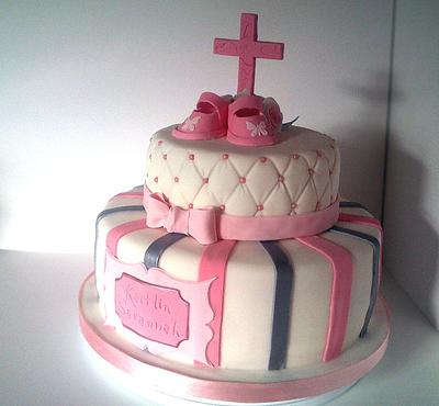Kaitlin's Christening Cake - Cake by Danielle Lainton