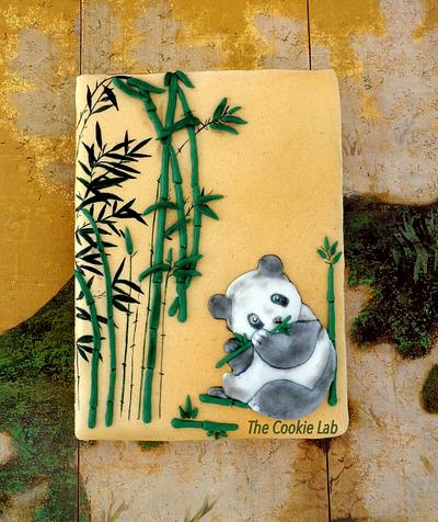 Bamboos and Panda (From China) - Cake by The Cookie Lab  by Marta Torres