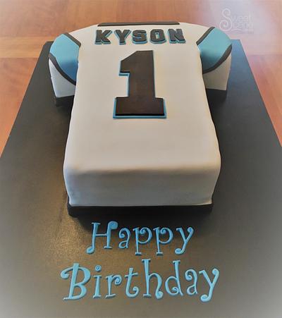 Panthers 1st bday - Cake by Sweet Scene Cakes