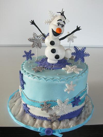 olaf frozen cake - Cake by Delice