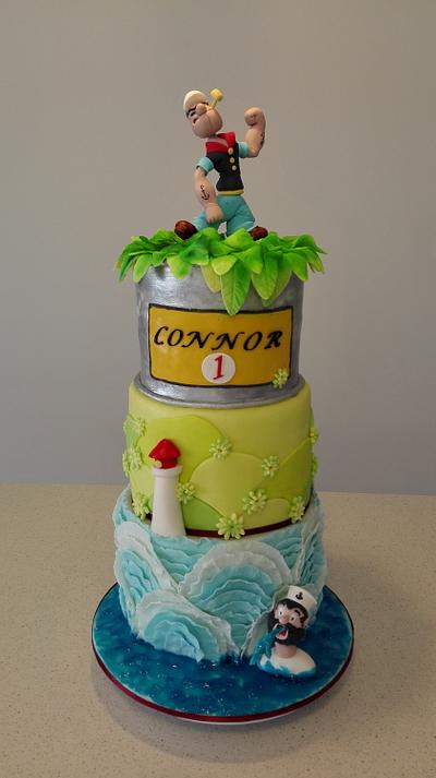 Popeye and Brutus  - Cake by Bistra Dean 