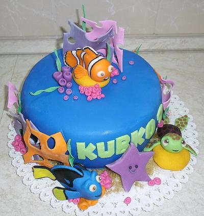 Finding Nemo - Cake by cicapetra
