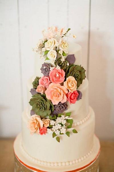 Wedding Cake - Cake by Maria Villanueva