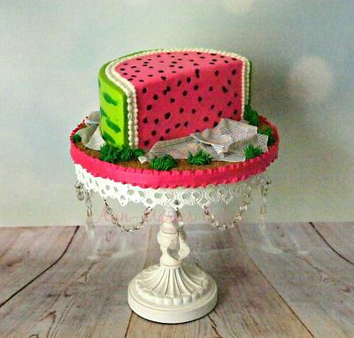 Watermelon slice - Cake by Ann-Marie Youngblood