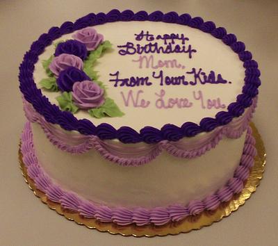 Shades of Purple  - Cake by Lanett