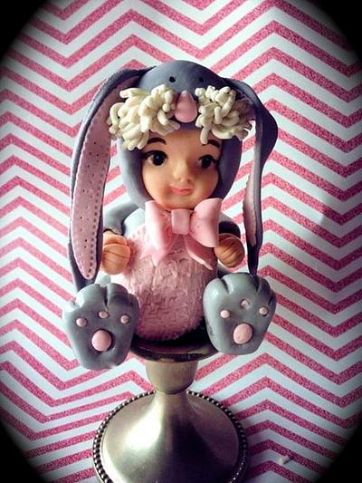 Baby Girl Bunny - Cake by Heidi