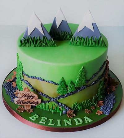3 Peaks Challenge - Cake by Lorraine Yarnold