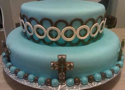 Baptism Cakes - Cake by livelongandeatcake