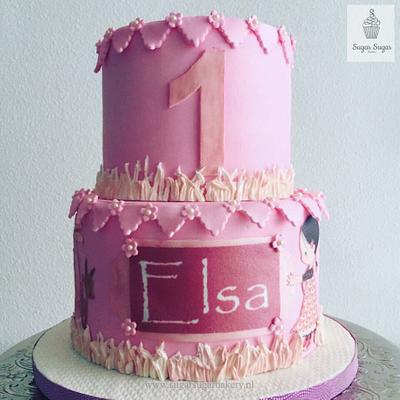 First birthday cake - Cake by Sugar Sugar Bakery