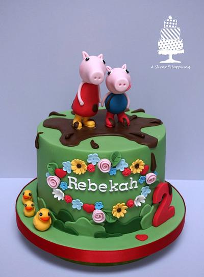 Peppa Pig - Cake by Angela - A Slice of Happiness