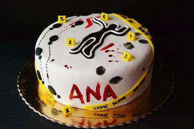 Criminology Cake - Cake by Vania Costa