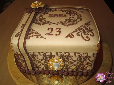 Gift Box for 23rd Birthday Girl - Cake by Mary Yogeswaran