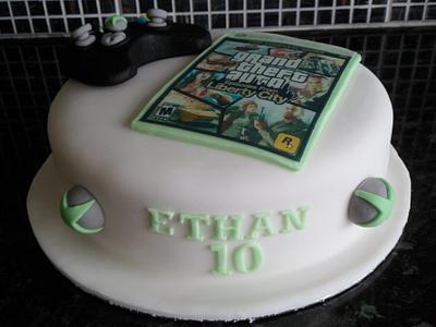 xbox theme  - Cake by coole cakes