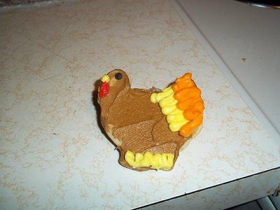 Turkey cookie - Cake by Alicia Morrell