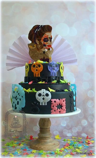 Day Of The Dead cake - Cake by Sweet Dreams by Heba 