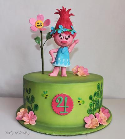 Poppy troll  - Cake by Cakes by Evička