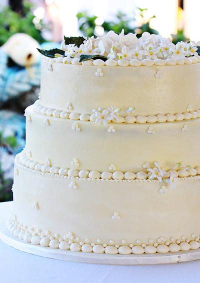 Greek wedding cake - Cake by Marney White