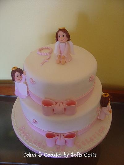 Angel Christening cake - Cake by Sofia Costa (Cakes & Cookies by Sofia Costa)