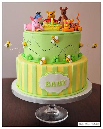 Winnie the Pooh and friends - Cake by Spring Bloom Cakes