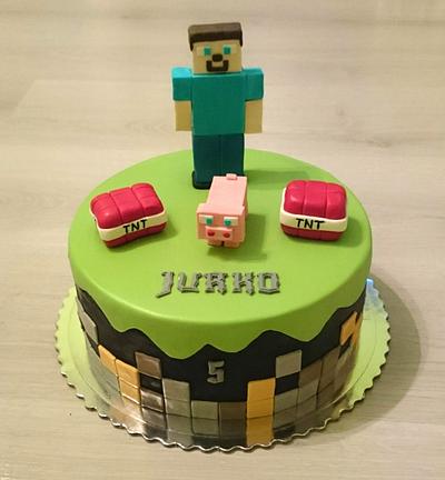 Minecraft cake - Cake by AndyCake