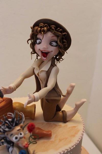 The archaeologist - Cake by Debora calderini