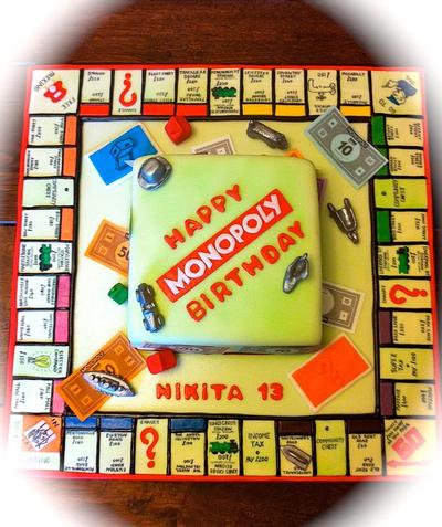 Monopoly  - Cake by Joanne salt