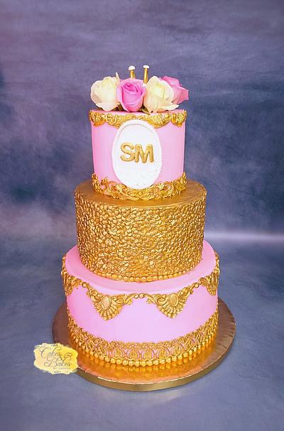 Engagement Cake - Cake by Cakes & Bakes by Asmita 