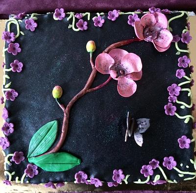 Flower cake - Cake by santanasoares