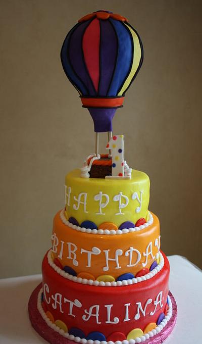 Hot Air Balloon Cake - Cake by Pam and Nina's Crafty Cakes