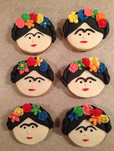 Frida Kahlo cookies - Cake by Maggie Rosario