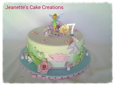 Fairy birthday cake - Cake by Jeanette's Cake Creations and Courses
