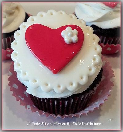 Hearts Theme Bridal Shower  - Cake by Michelle