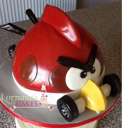 Angry bird car - Cake by lorraine mcgarry